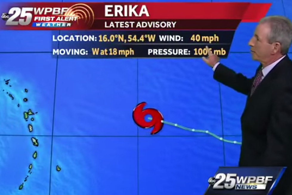 Tropical Storm Erika — Same Spelling as my Wife’s Name — Coincidence? I Think Not [VIDEO]