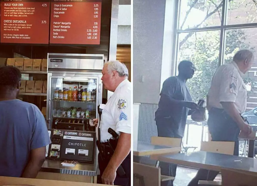 Chicago Cop Buys Meal for Homeless Man — The Good News