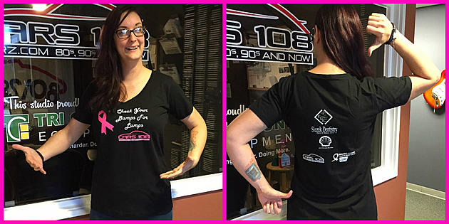 American Cancer Society &#038; Cars 108 Team Up for T-Shirt Sale to Benefit Breast Cancer Research
