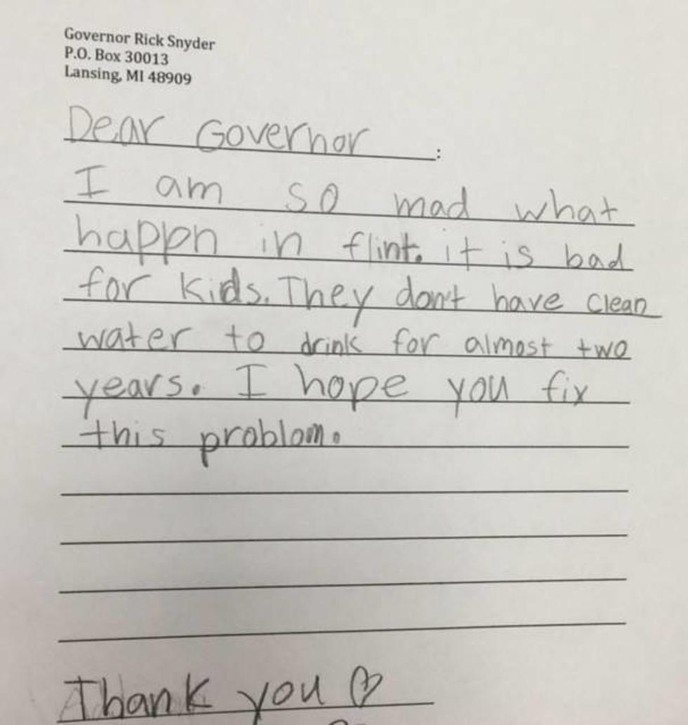 The Good News: Girl Scouts Wrote Letters to the Governor about Flint Water [PHOTOS]