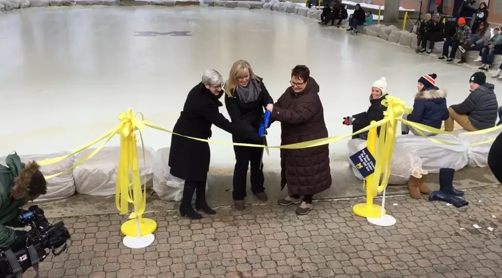 Ice Rink Grand Opening in Downtown Flint [VIDEO]