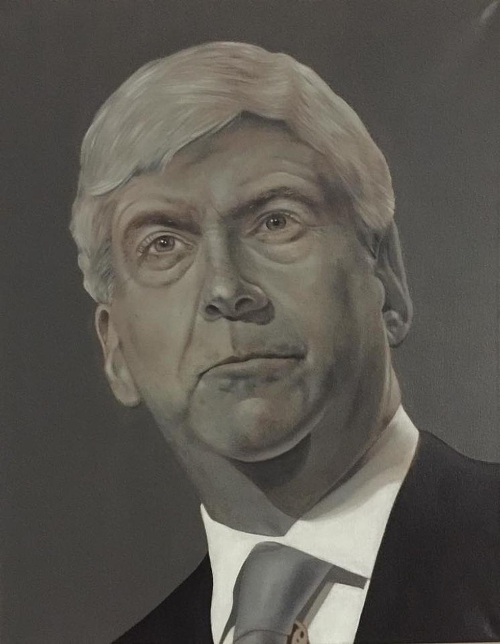 Ann Arbor Artist Paints Portrait of Governor Snyder with Lead Paint [VIDEO]