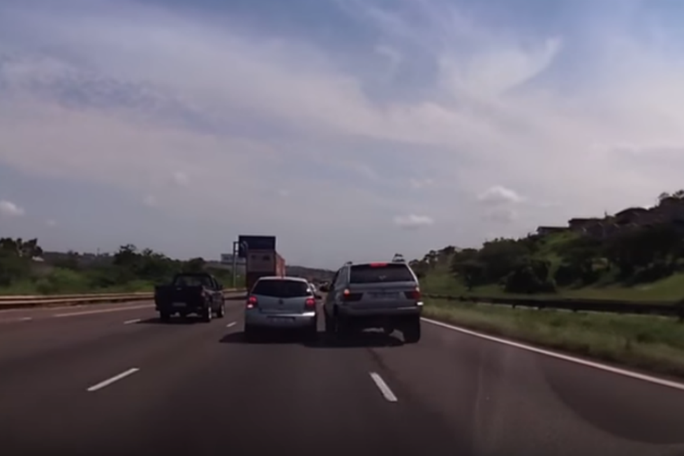 It’s Instant Karma for This Road-Rage Jerk Driving a BMW [VIDEO]