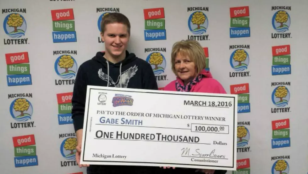 Michigan Teen Lottery Winner Says He’ll Pay Off Mom’s House