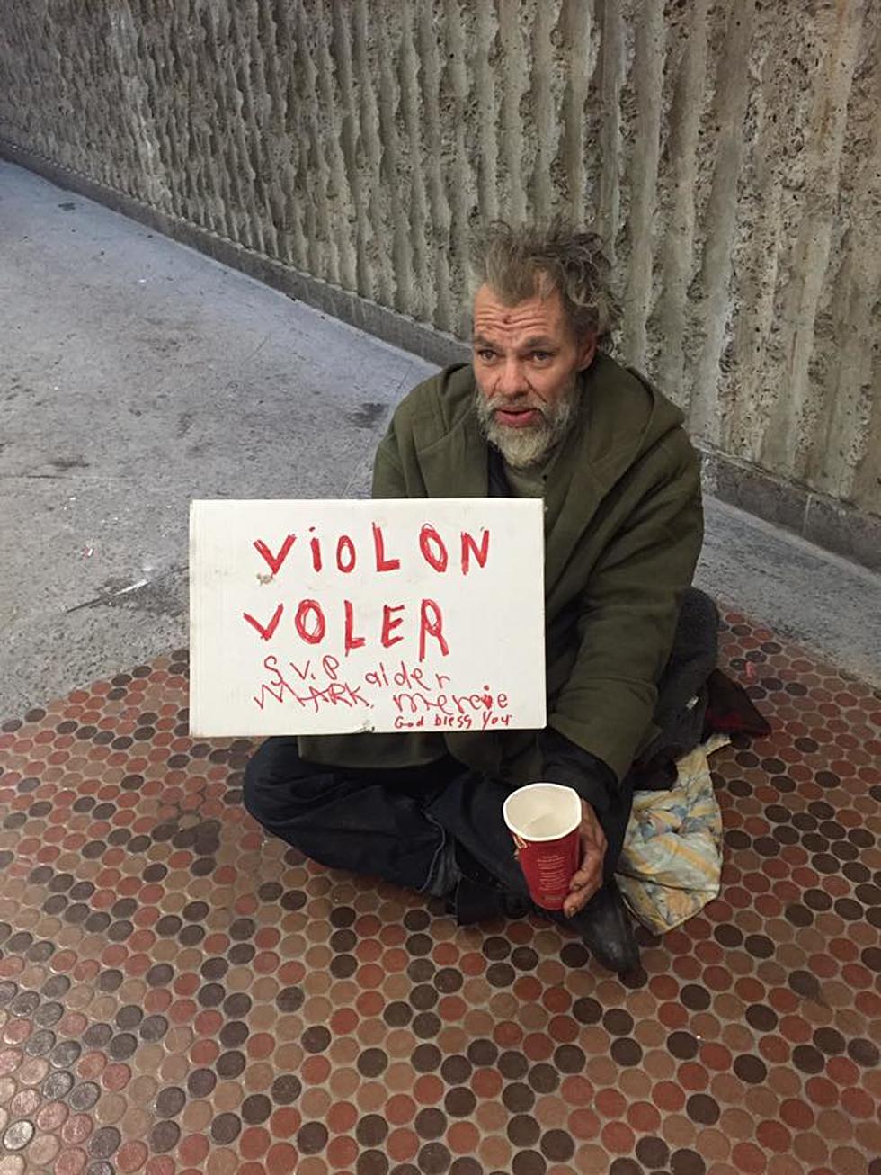 The Good News: Strangers Replace Homeless Man’s Stolen Violin [VIDEO]