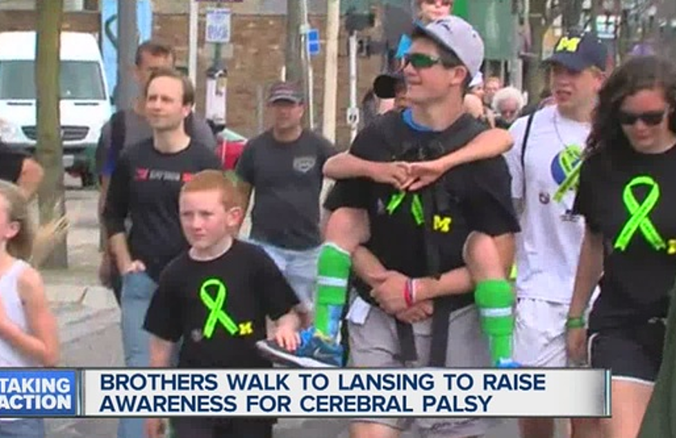 The Good News: Michigan Brothers Finish Final Walk for Cerebral Palsy [VIDEO]