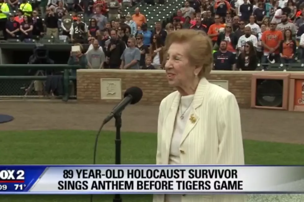 89-Year-Old Holocaust Survivor Sings National Anthem at Tigers Game [VIDEO]