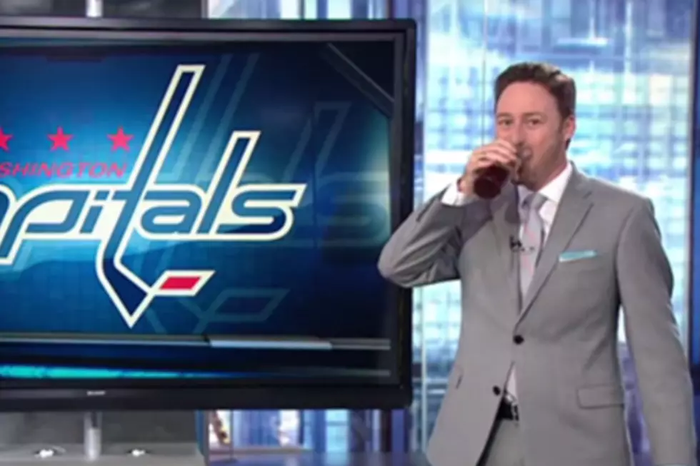Anchor Drinks On Air to Commiserate Team&#8217;s Loss [VIDEO]