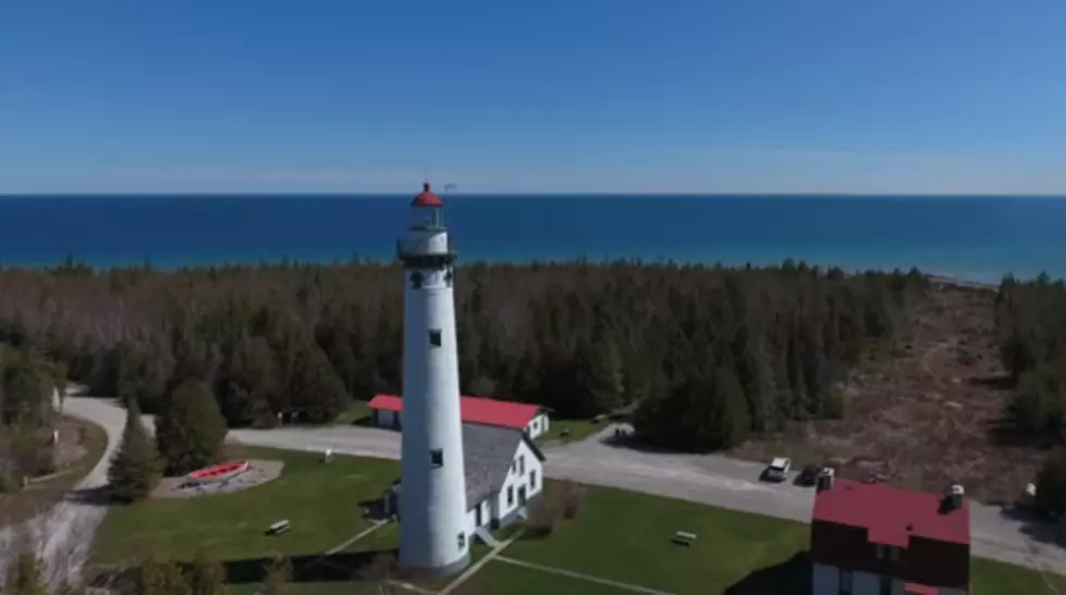 Drone Captures Michigan Lighthouses from the Air [VIDEO]
