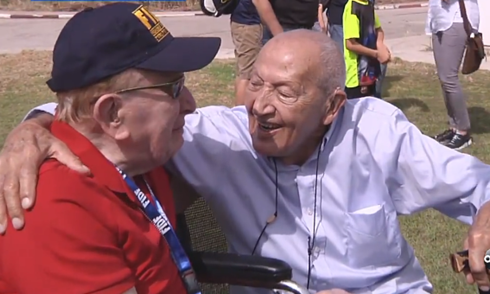 Watch a WWII Vet Reunite With Man He Saved from Concentration Camp [VIDEO]