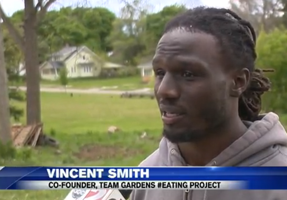The Good News: Former U of M Football Player Plants Community Garden in Flint [VIDEO]