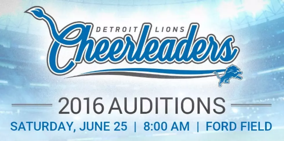 Want to be a Detroit Lions Cheerleader?