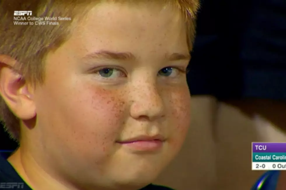 Kid at Baseball Game Wins Epic Stare Down With TV Camera [VIDEO]