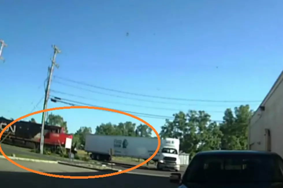 Semi-Truck Hit by Train Near Food Bank of Eastern Michigan Flint [VIDEO]