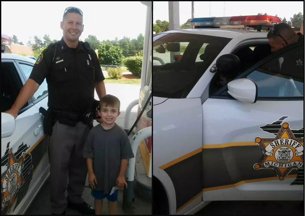 Lapeer County Sheriff Deputy Makes Kid&#8217;s Day &#8212; You Can&#8217;t Help But Smile [PHOTOS]