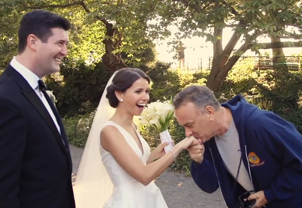 Tom Hanks Crashed a Wedding Photo Shoot and I Can’t Even [VIDEO]