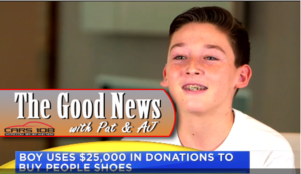 Teen Uses $25K from Bar Mitzvah to Donate Shoes &#8211; The Good News [VIDEO]