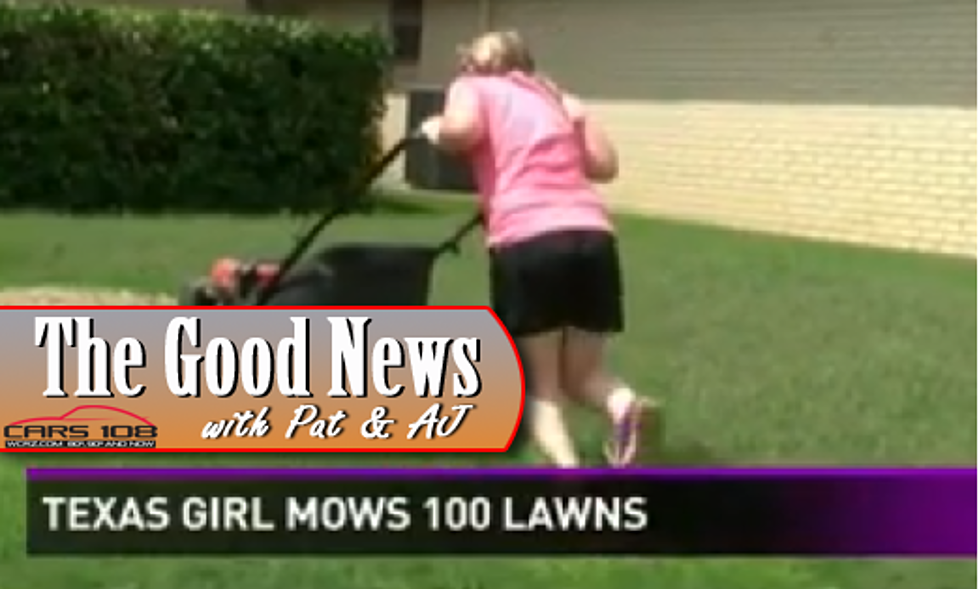 Texas Girl Mows 100 Lawns To Raise Money for Disney Trip – The Good News [VIDEO]