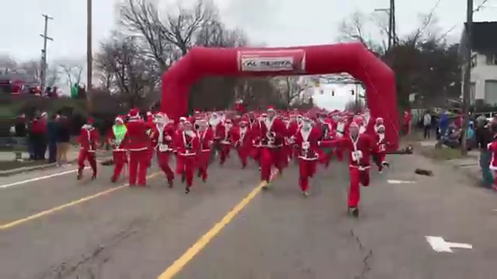 Flint YMCA Santa Run 