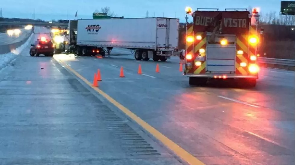 Northbound I-75 Closed in Saginaw County