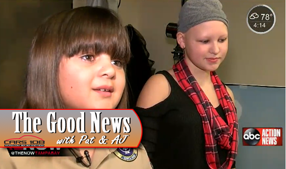 Florida Boy Grows Hair Out To Donate to Friend – The Good News [VIDEO]