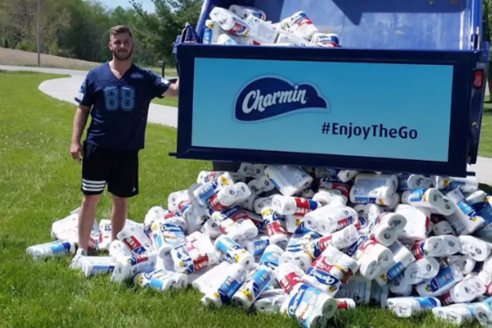 Charmin Delivers a Butt-Load of TP to Michigan&#8217;s Jake Butt