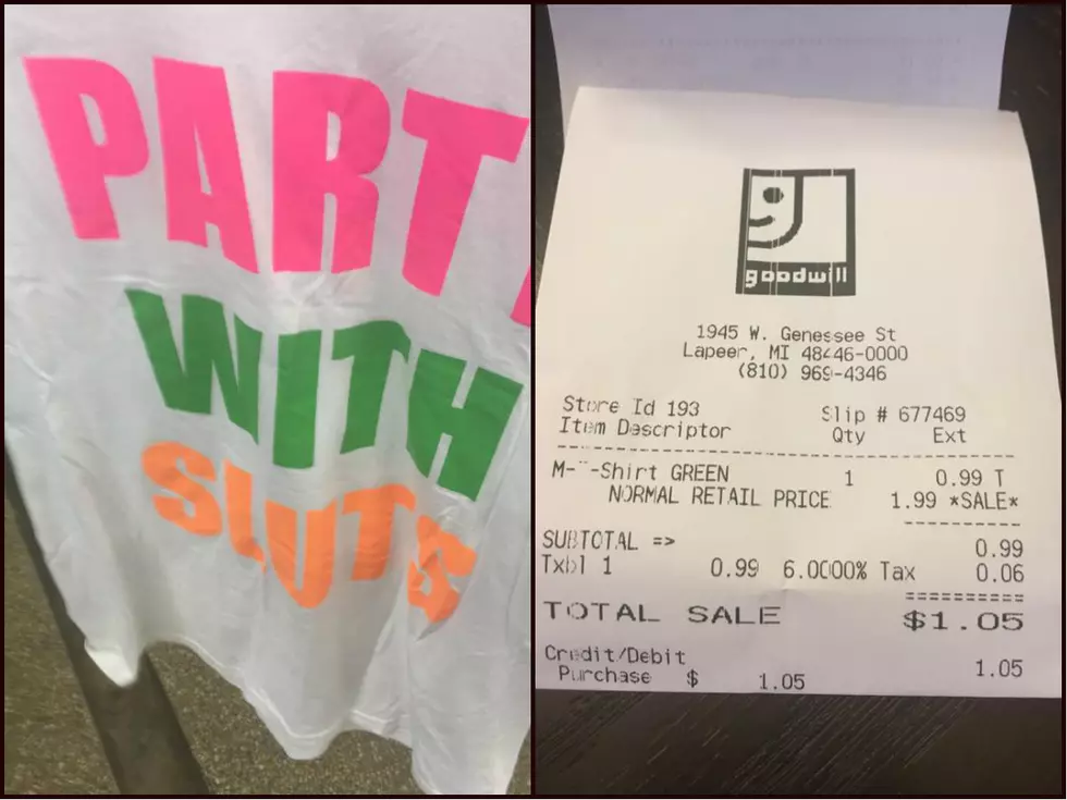 UPDATE: Lapeer Resale Shop &#8216;Party&#8217; Shirt Finds a Home &#8212; Sense of Humor is Alive &#038; Well