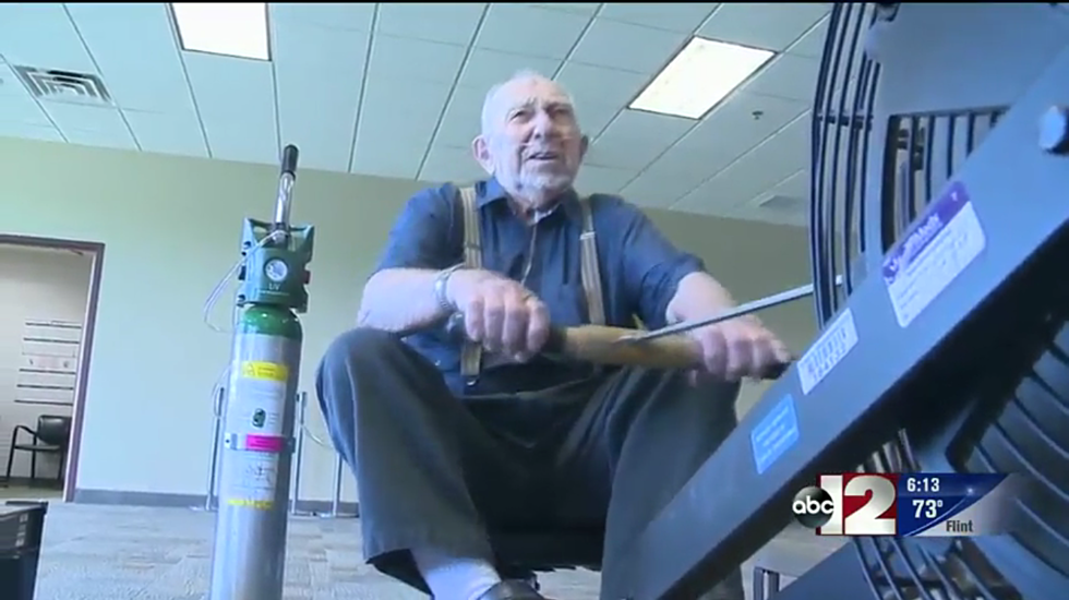 100-Year-Old Michigan Man Hits The Gym – The Good News [VIDEO]