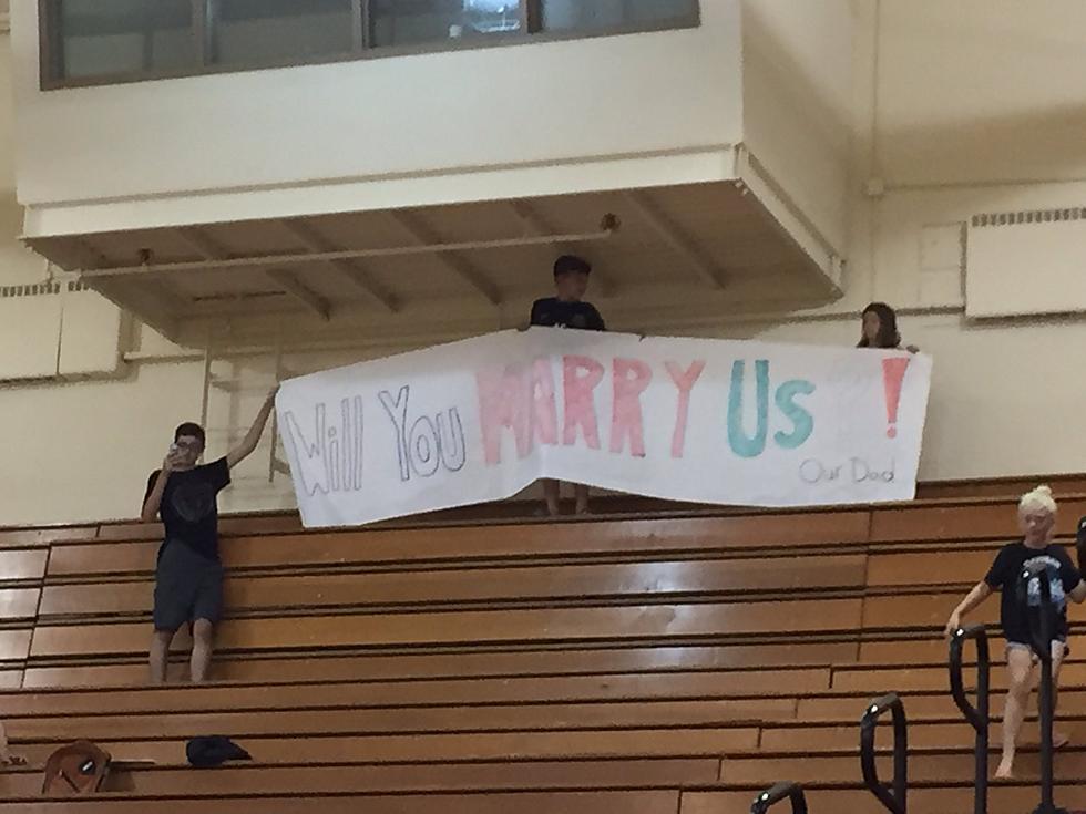 Davison Volleyball Coach Proposed To After Tuesday’s Game – The Good News [PHOTOS]