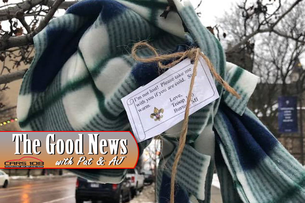 Burton Boy Scout Troop Makes Scarves for Flint’s Homeless – The Good News
