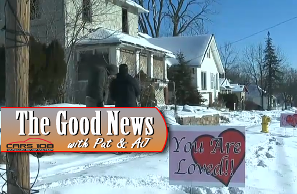 Flint Man Fights Back With Love After Being Vandalized – The Good News [VIDEO]