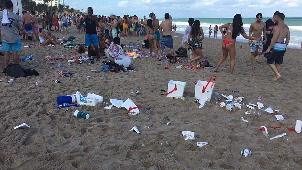 Pic Showing MSU, Penn State Students Trashing FL Beach Goes Viral