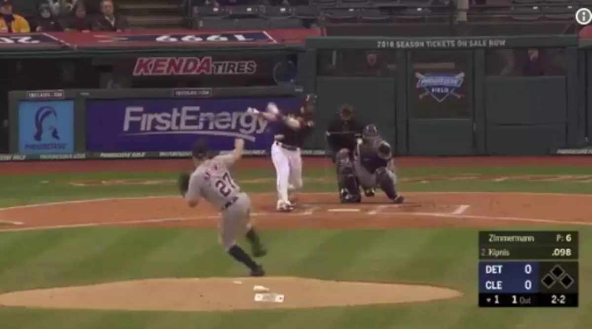WATCH: Detroit Tigers Pitcher Hit In The Face By Line Drive [VIDE