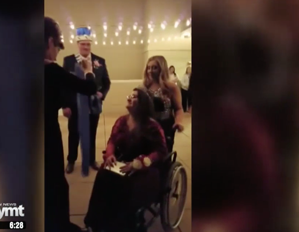 Paralyzed High School Senior Chosen as Prom Queen – The Good News [VIDEO]