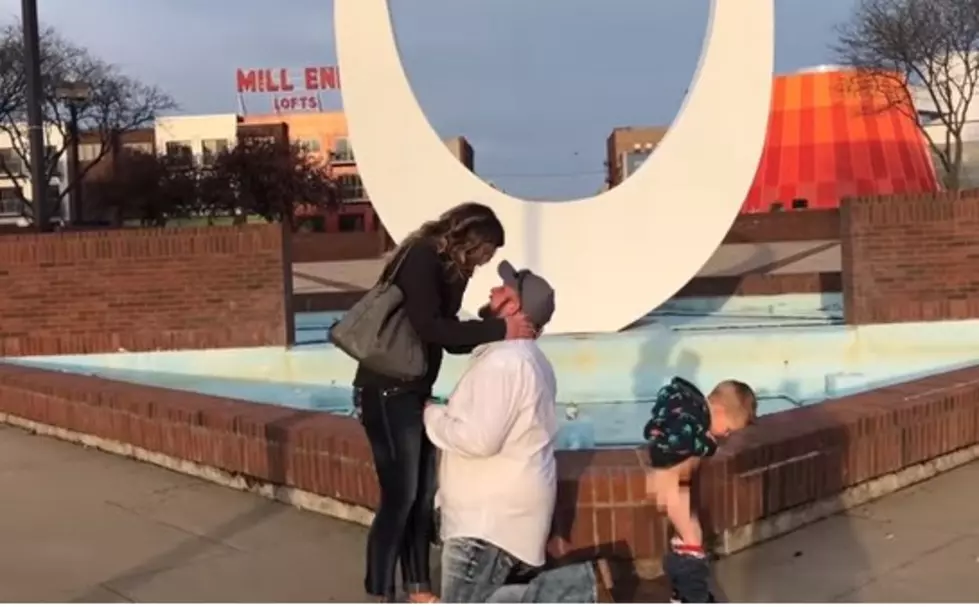 Bay City Boy Pees in the Background of Parents’ Proposal [VIDEO]