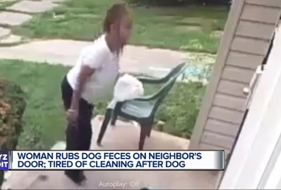 Detroit Woman Smears Dog Poop on Neighbor’s Door [VIDEO]