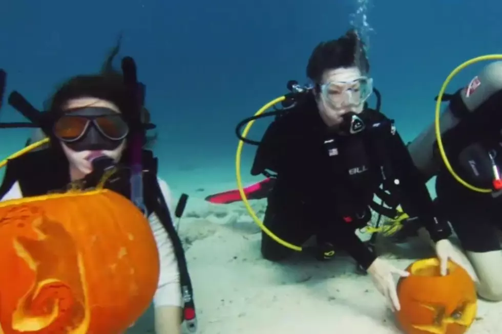 Underwater Pumpkin Carving Really is a Thing. Really. [VIDEO]