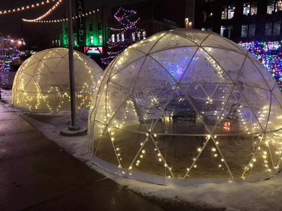 Table & Tap in Downtown Flint Offers Dining in Heated Igloos 