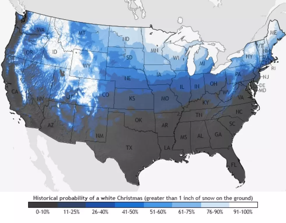 What Are The Chances of a White Christmas? Here Are the Predictions [GRAPHIC]