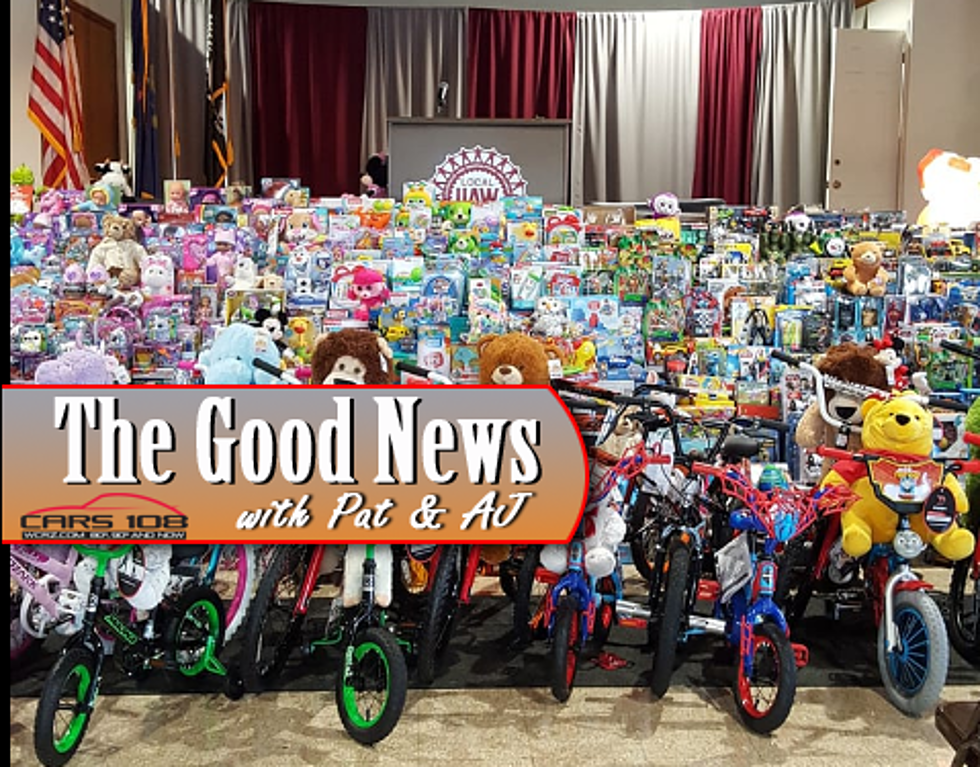 UAW Local 598 Donates Tons of Toys for Tots – The Good News