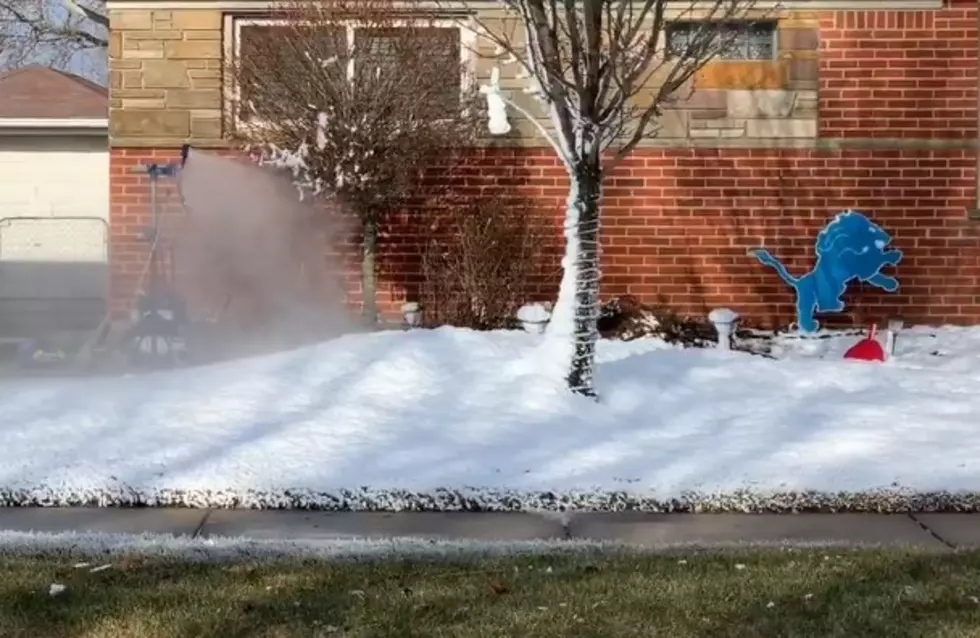 It’s Been So Mild That Michiganders are Making Their Own Snow