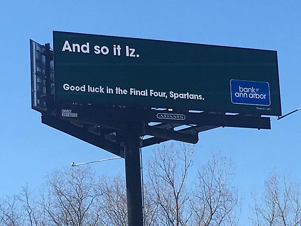 Bank of Ann Arbor’s Billboards Support MSU in Final Four