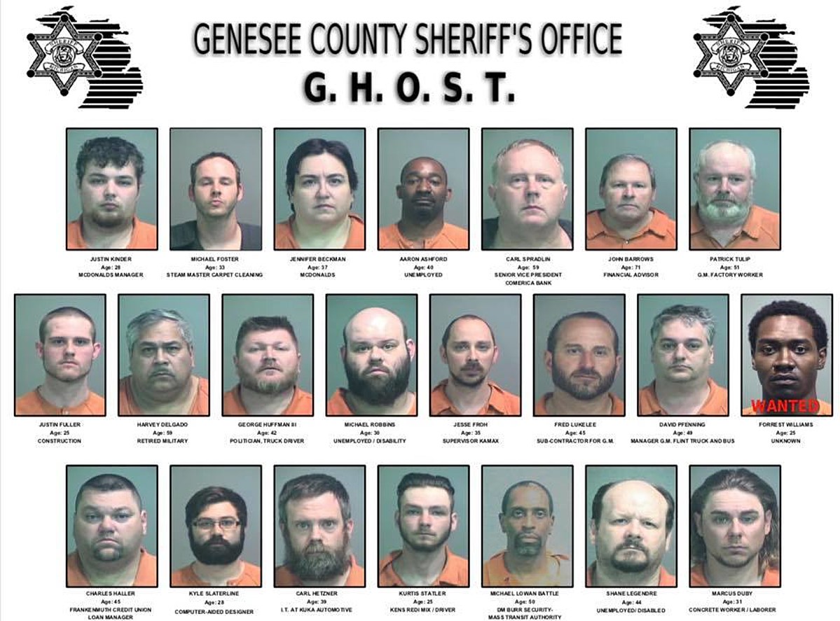 Genesee Co. Sheriff Releases Names, Pics of Sex Offenders