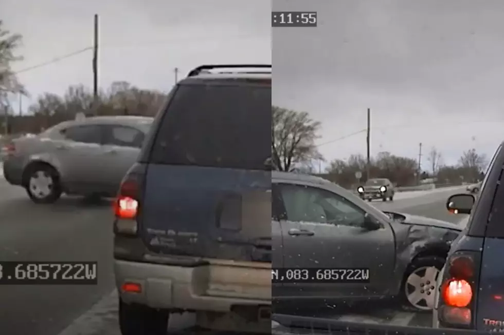 Local Sheriff&#8217;s Department Shares Video of Crash Caused by Icy Roads