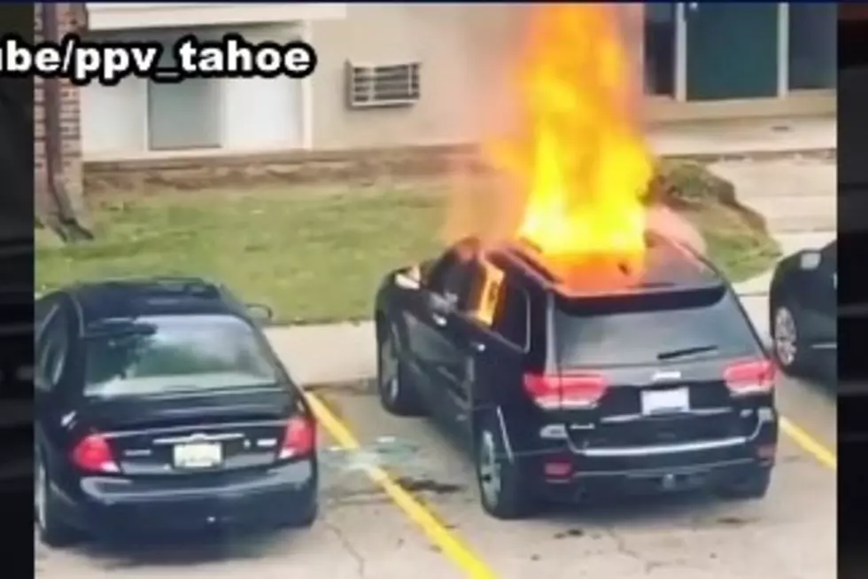 Michigan Woman Seen Torching SUV, Fire Explodes in Her Face [VIDEO]