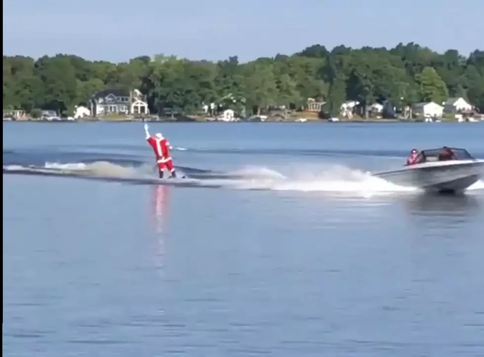 Santa Spotted Water Skiing in West Michigan – The Good News