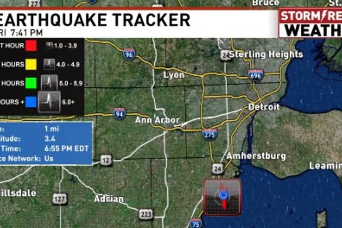 3.2 Magnitude Earthquake Felt in Southeast Michigan VIDEOS