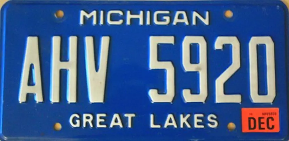 Michigan Wants to Bring Back the Classic Blue + White License Plates