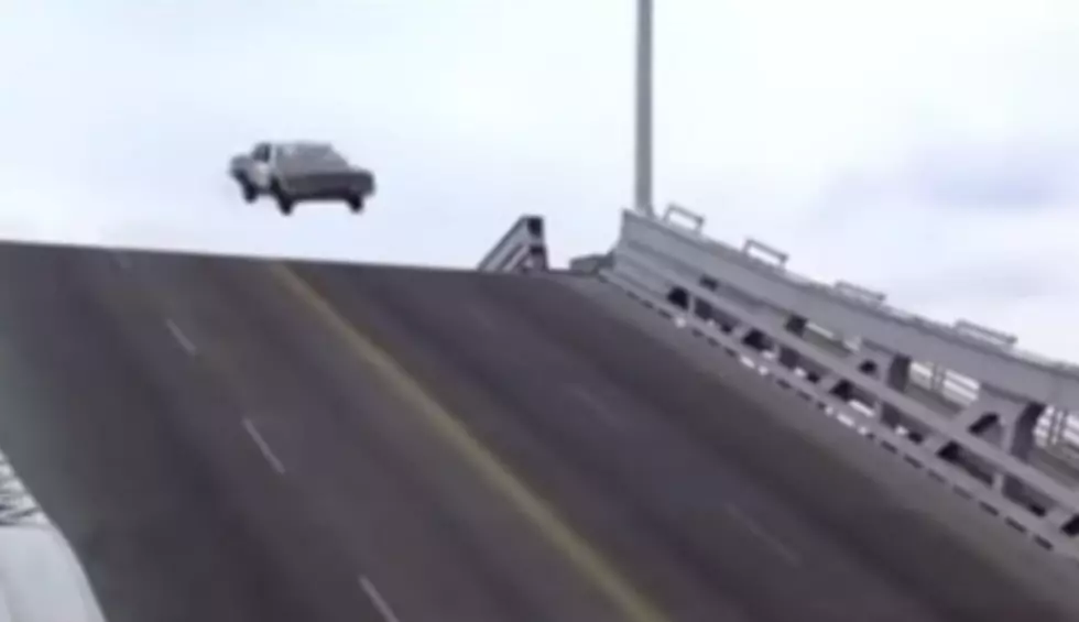 Dude Makes ‘Dukes of Hazard’ Jump Over Rising Drawbridge in Detroit [VIDEO]