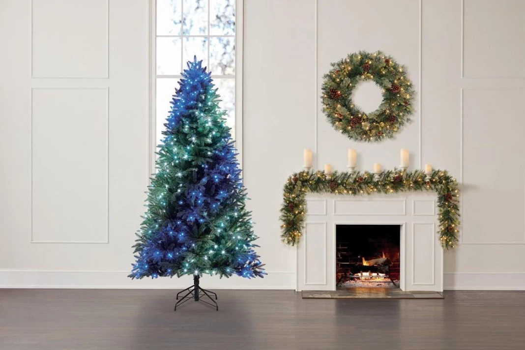 app color changing christmas tree